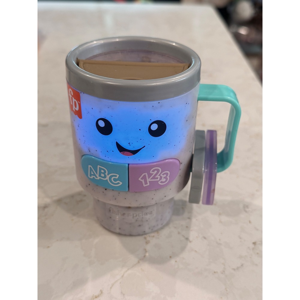 Fisher-Price Laugh & Learn On-the-Glow Coffee Cup Musical Light‎ Up Toddler Toy